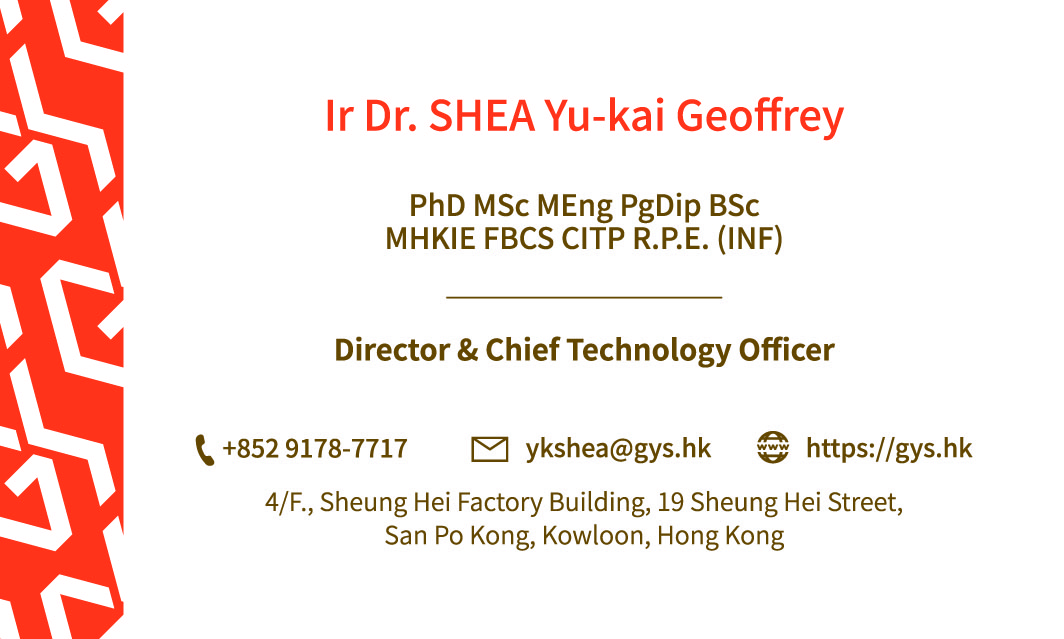 Ir Dr. Shea Yu-kai Geoffrey